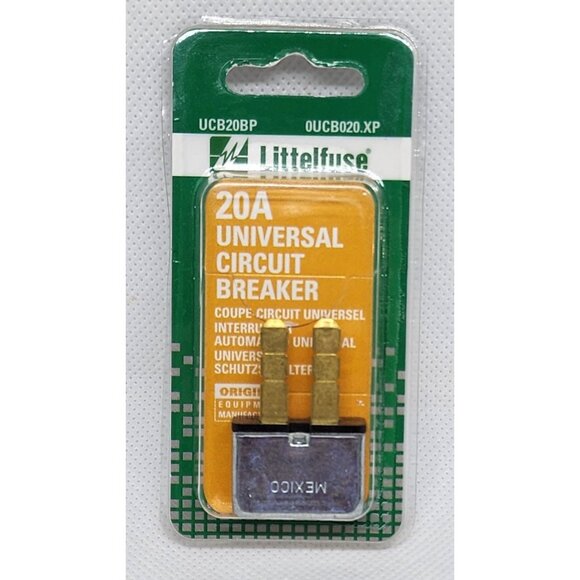 20A Littelfuse Universal Circuit Breaker UCB20BP Automotive Protection Device - Picture 2 of 12